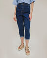 Jeans Baggy Paper Bag,AZUL MARINO